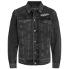 Motorcycle Eagle Black Denim Jacket