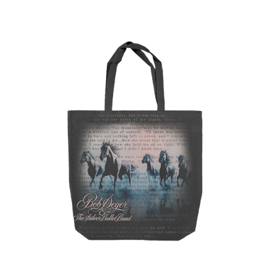 Against The Wind Allover Print Tote Bag