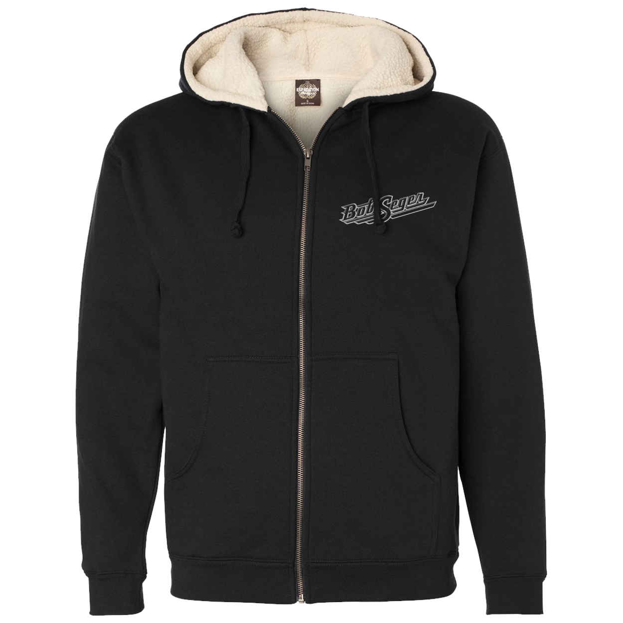 Old Time Rock and Roll Sherpa Zip Hoodie